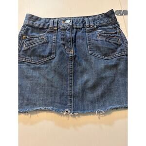 2P Ann Taylor denim mini skirt